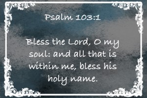 Psalm 103 1 9CH